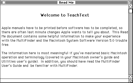 Text editor in System 4.2