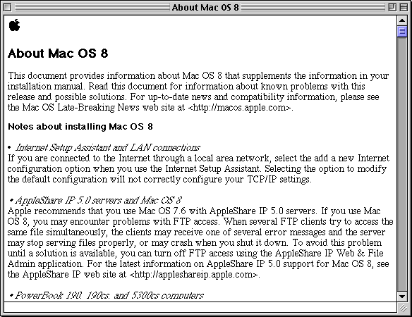 text editor for mac os 9