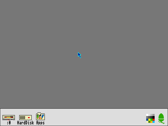 Empty desktop in RISC OS 3.11