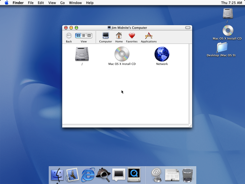 mac os x 10.0 on pc