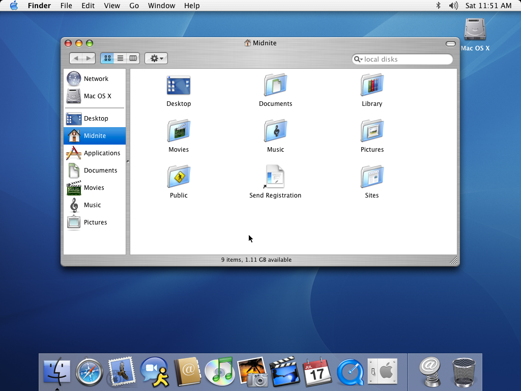 screen shot mac os x