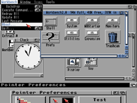 Desktop with applications in Workbench 2.04