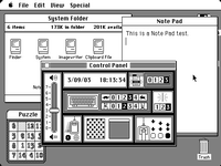 Desktop with applications in System 1.1