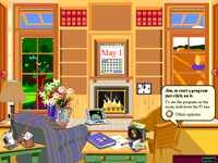 Main room in Microsoft Bob’s house