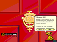 Microsoft Bob welcome screen