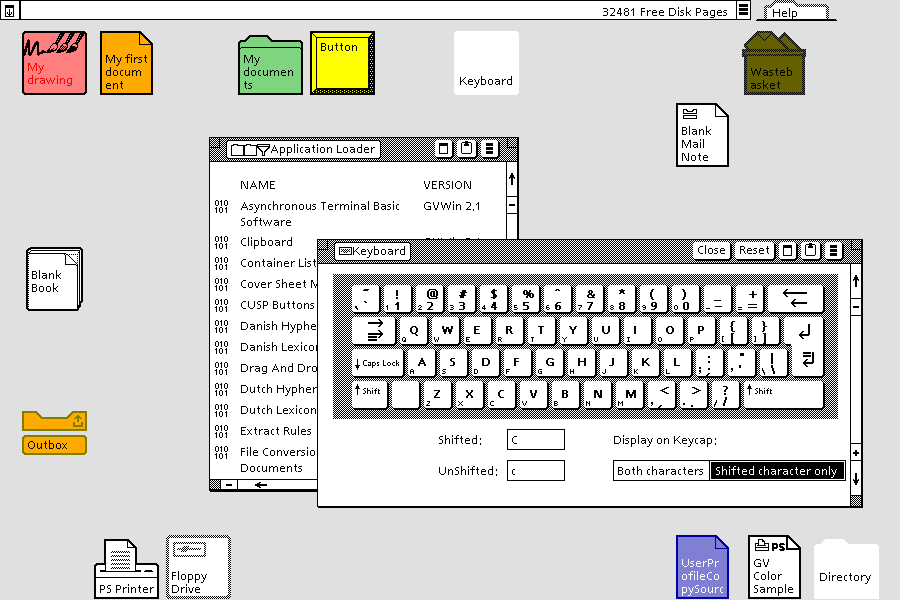 Applications in GlobalView 2.1