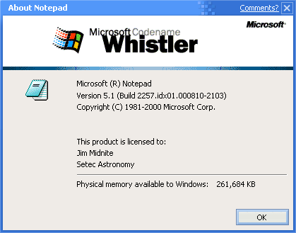 About application in Whistler 2257