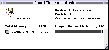 About GUI in System 7.5.3 (About This Macintosh)