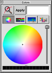 Colour selector in Mac OS X DP