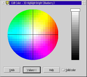 Colour selector in OS/2 Warp 4