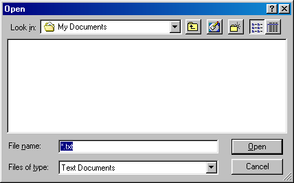 Open file in Windows 98 (Open)