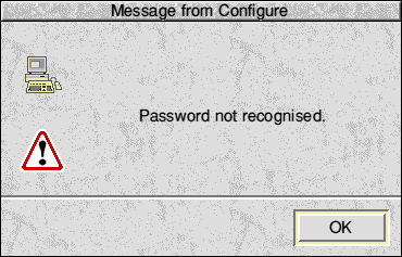 Wrong password in RISC OS 3.7