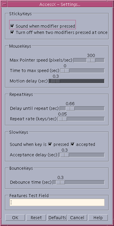 Accessibility in CDE 1.5 in Solaris 9