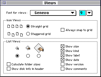 Appearance in System 7.0 (Views)