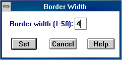 Appearance in MS OS/2 1.30.1 (Border Width)