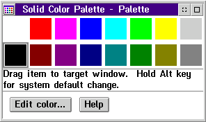 Appearance in OS/2 Warp 3 (Solid Color Palette)