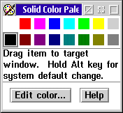 Appearance in OS/2 Warp 4 (Solid Color Palette)