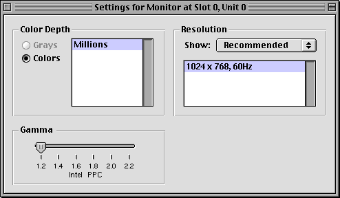 Display in Rhapsody DR2 (Settings for Monitor)