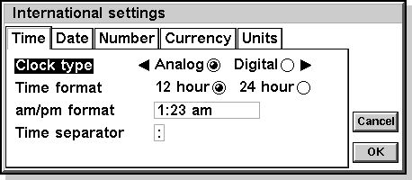 International in EPOC R5/Psion Series 7 (International settings)