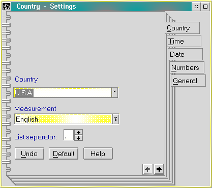 International in OS/2 2.1 (Country)