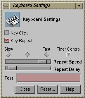 Keyboard in IRIX 5.3 (Keyboard Settings)