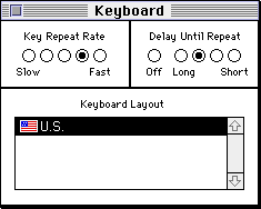 Keyboard in System 7.0 (Keyboard)