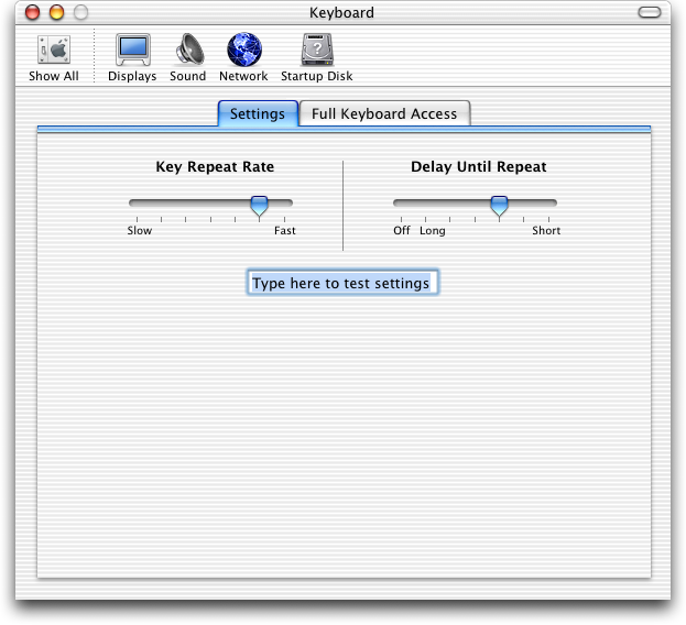 Keyboard in Mac OS X Jaguar (Keyboard)