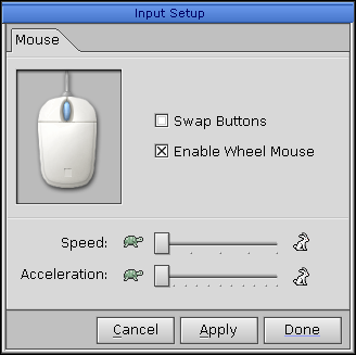 Mouse in QNX 6.2.1 NC (Input Setup)