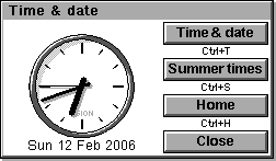 Time and date in EPOC R5/Psion Revo (Time & date)