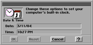 Time and date in GeoWorks Ensemble 2.0 (Date & Time)