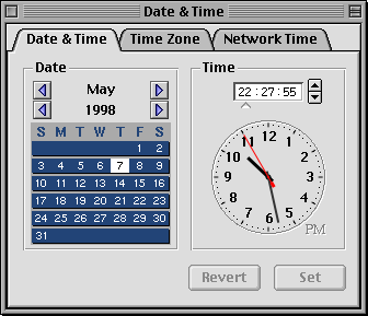 Time and date in Rhapsody DR2 (Date & Time)