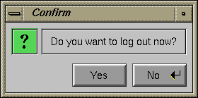 Logout screen in IRIX 5.3