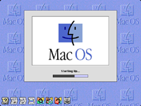 Welcome splash in Mac OS 8.0