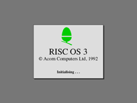 Welcome splash in RISC OS 3.11