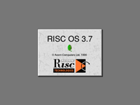 Welcome splash in RISC OS 3.7