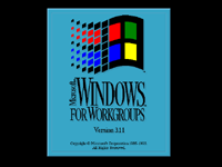 Welcome splash in WfW 3.11