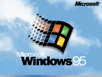 Welcome splash in Windows 95