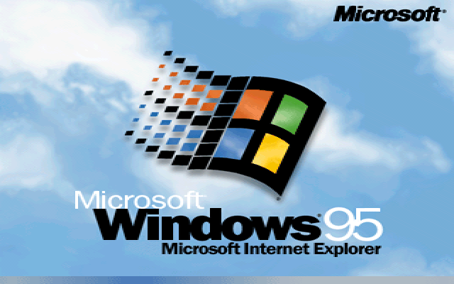 Welcome splash in Windows 95B