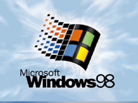 Welcome splash in Windows 98 SE