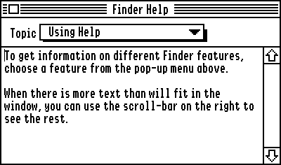 Help in GS/OS 6.0.1 (Finder Help)