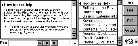 Help in EPOC R5/Psion Revo (Help)