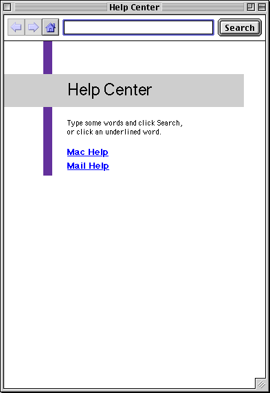 Help in Mac OS X DP 2 (HelpViewer)