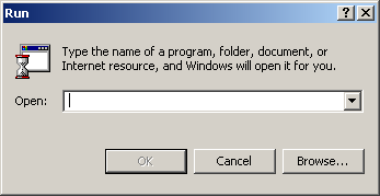 Run in Windows 2000 Pro (Run)