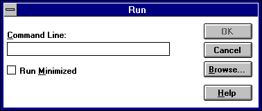 Run in Windows 3.1 (Run)