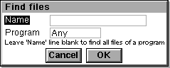 Search in EPOC R5/Psion Revo (Find files)