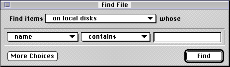 Search in System 7.5.3