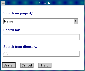 Search in MS OS/2 1.30.1