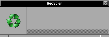 Trash can in OPENSTEP 4.2 (Recycler)