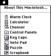 Application manager in System 7.0