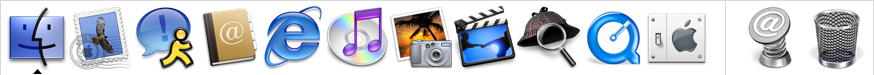 Application manager in Mac OS X Jaguar (Dock)